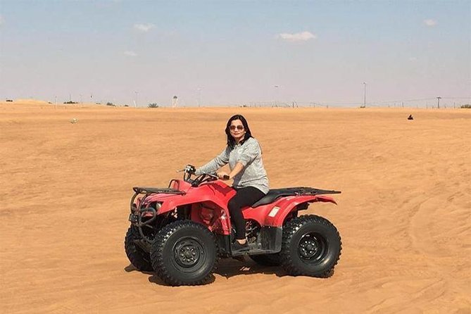 Quad bike ride on Desert