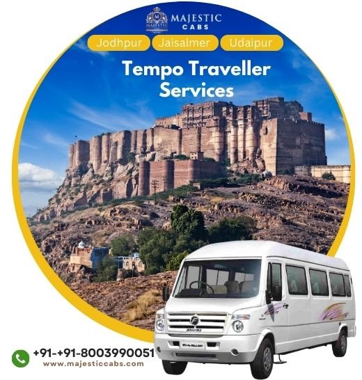 Jodhpur to Nathdwara Tempo Traveller on Rent