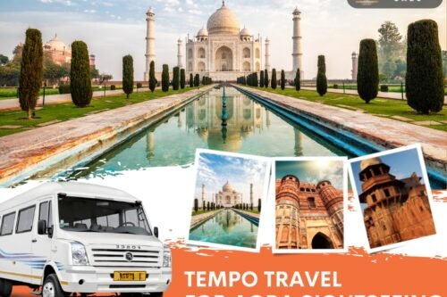 tempo traveller Agra sightseeing